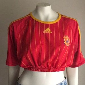 Spain croptop jersey